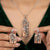 925 Sterling Silver Matt Floral Pendant With Earring