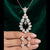 925 Sterling Silver CZ Pendant With Earring