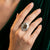 Buy 925 Sterling Silver Jewellery Drawry Ring with Sparkle Shiny Stone