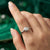 Star Medallion Silver Ring