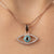 925 Silver CZ Evil Eye Necklace