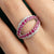 Buy Pink Stones Corutai 925 Sterling Silver Ring