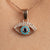925 Silver CZ Evil Eye Necklace