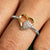 Buy 925 Sterling Silver jewellery Gold Plated Fancy Love Ring for women