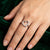 925 Sterling Silver Heart CZ Silver ring