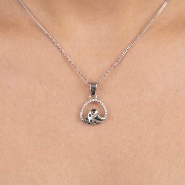 925 Sterling Silver charming style chain pendent