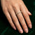 Buy 925 Sterling Silver Jewellery Gold Plated CZ Ring