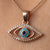 925 Silver Blue Charm Evil Eye Necklace