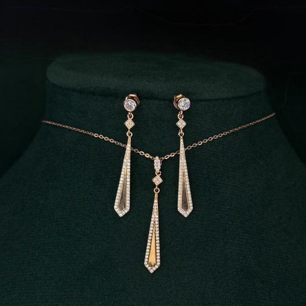 Sterling Silver Sword Pendant with Earring