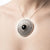 Buy 925 Sterling Silver Jewellery Black stone sphere shaped pendant for women
