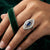Buy Blue Sapphire Corutai CZ Ring 925 Sterling Silver jewellery
