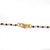 Buy Mangalsutra with Green Stone And Gold Beads 925 Sterling Silver jewellery