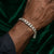 Mens Figaro Bracelet 925 Sterling Silver