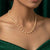 925 Sterling Silver Gold White Pearl Mala