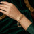 925 Sterling Silver Gold Plated Foldable Ring Bangle