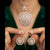 925 Sterling Silver Round Pendant With Earring