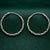 RITI- 925 Sterling Silver Oxidised Hoop Earring