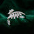 925 Sterling Silver Hanging Stone Ring