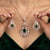 925 Sterling Silver Queen Pendant With Earring