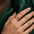 Rose Gold Four Finger 925 Sterling Silver Ring