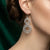 925 Sterling Silver Linked Circle Hoop Earring