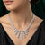 925 Sterling Silver Foldable Necklace With Earring