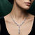 925 Sterling Silver Jewellery Half Heart Necklace With Earring
