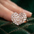 Rose Gold Heart 925 Sterling Silver Ring