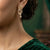 Gold Plated Reflective Necklace with Earrings 925 Sterling Silver jewellery