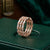 Rose Gold Round 925 Sterling Silver Ring