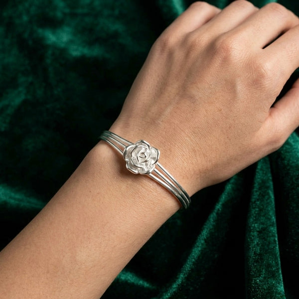 Rose 925 Sterling Silver Bracelet