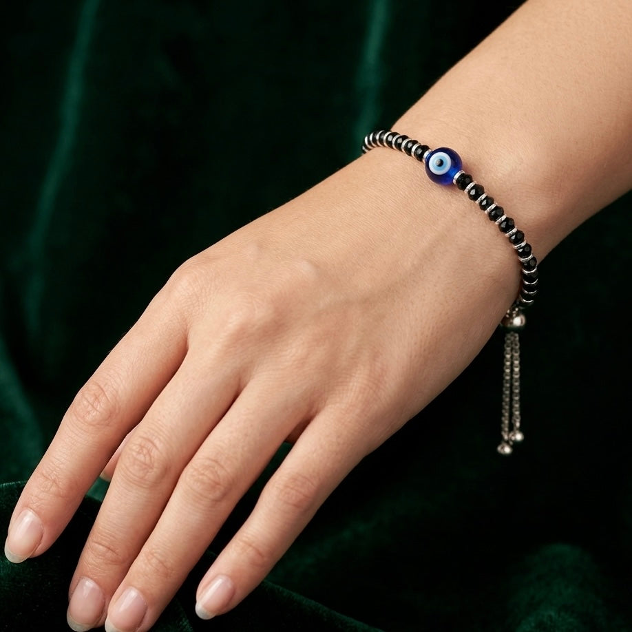 925 Sterling Silver Evil Eye Nazariya Bracelet