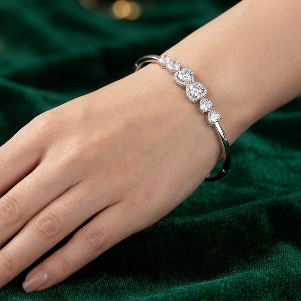 Buy Bow to Heart  Bracelet 925 Sterling Silver jewellery