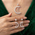 925 Sterling Silver Moon Pendant With Earring