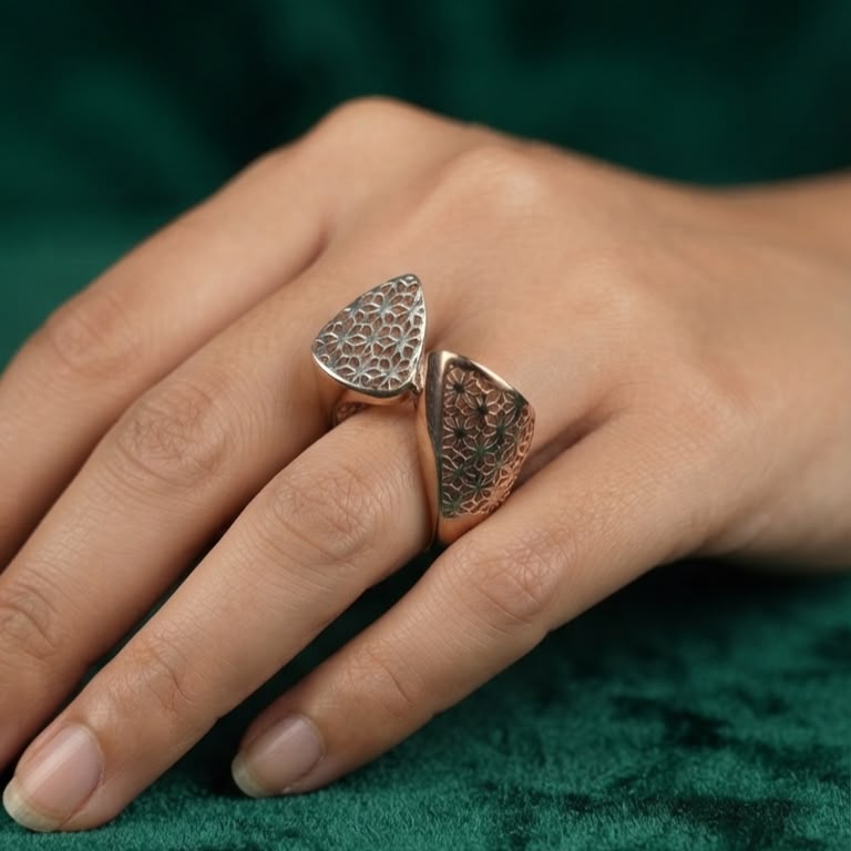 Rose Gold Chunky Rings