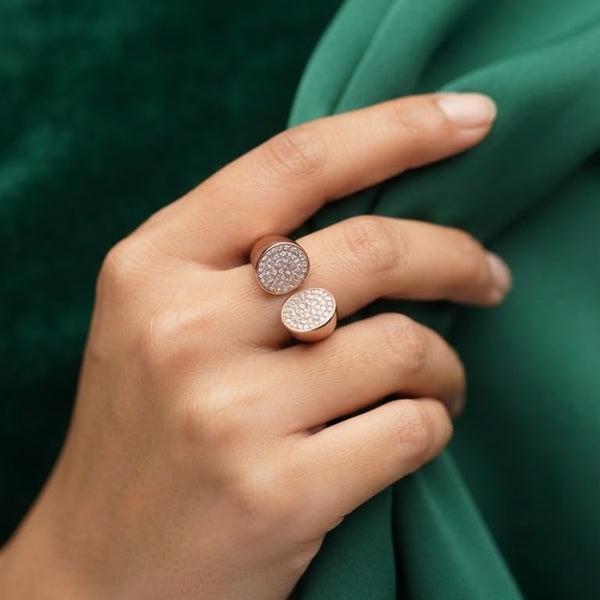 Rose Gold Chunky Rings