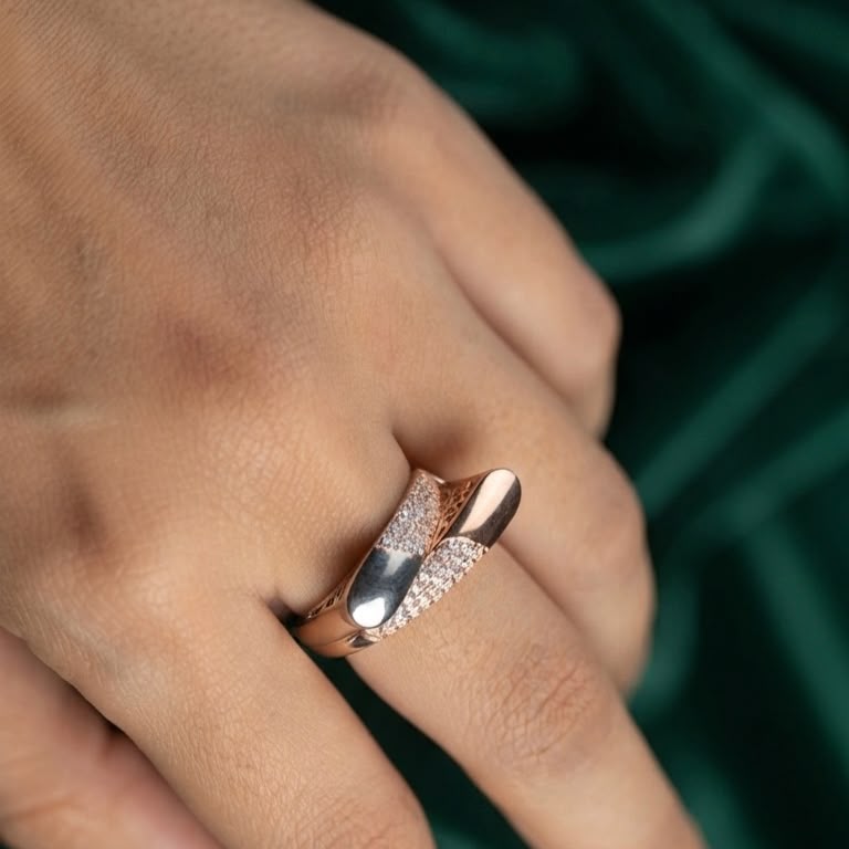 Rose Gold Chunky Rings