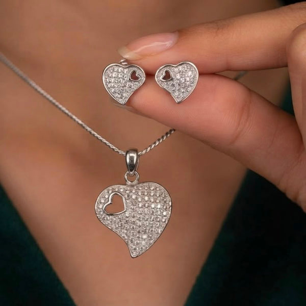 Heart Pendent Set