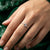 Crescent Moon Silver Ring