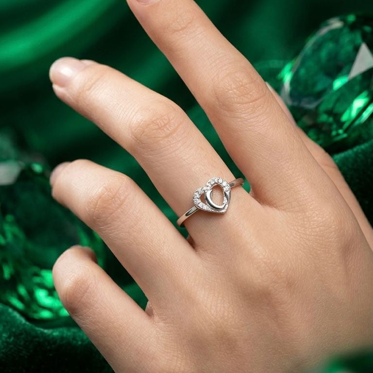 Silver Heart Ring