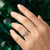 Silver Moon Ring
