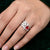 Buy Designer Synthetic Ruby & Solitaire Ring 925 Sterling Silver jewellery