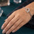 925 Sterling Silver love Toggle Bracelet