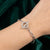 925 Sterling Silver love Toggle Bracelet