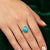 Tourmaline Turquoise 925 Sterling Silver ring