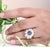 Sterling Silver Designer Multistone CZ  Ring - Auriann