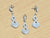 Silver Hanging Pendant With Earring - Auriann