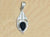 Sterling Silver Leaf Shaped Pendant - Auriann