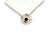 Sterling Silver Black stone sphere shaped pendant - Auriann