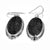 Sterling Silver Oval Shape Drop Earring - Auriann